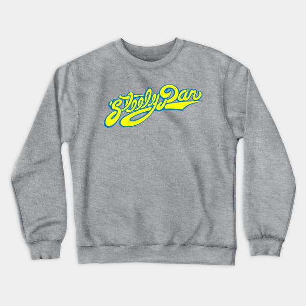 Steely Dan Vintage Logo Tribute Crewneck Sweatshirt by robotbasecamp